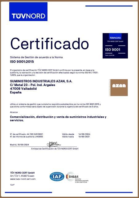 Certificado Calidad
